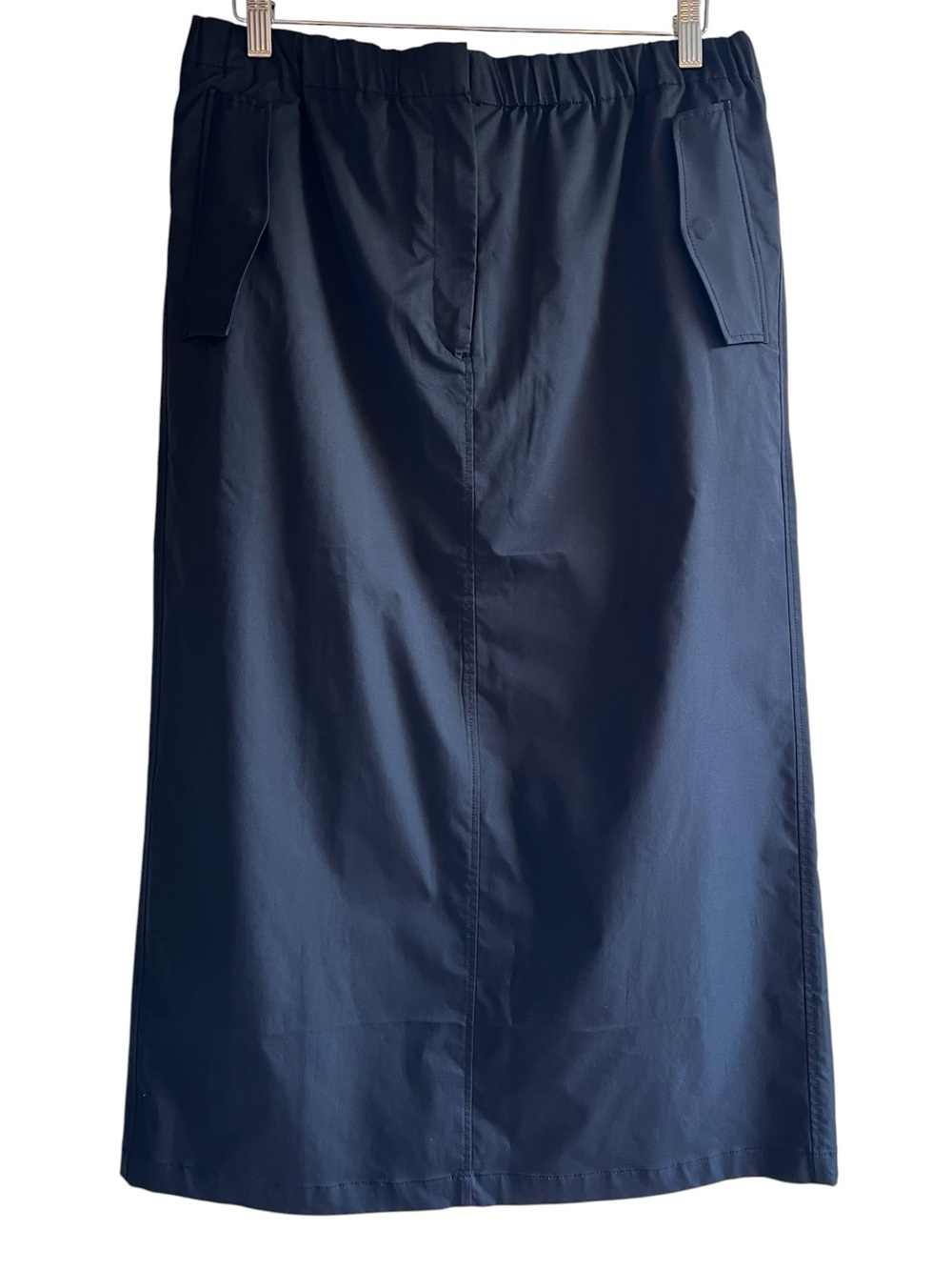 Babaton cargo style column midi skirt in black size 12 excellent condition